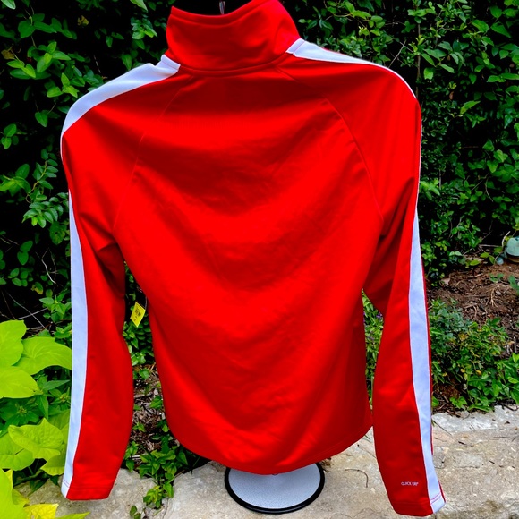 Xersion, Red & White, zip-up, Basketball, Jacket, Size S - Picture 2 of 4